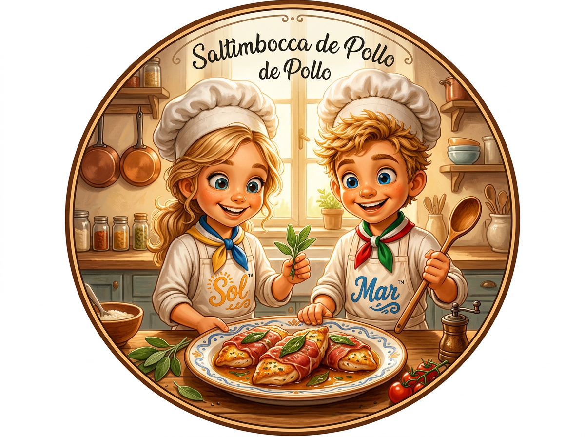 Saltimbocca de Pollo con los chefs Sol y Mar