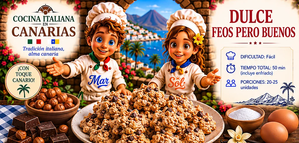 Dulce Feos pero Buenos con toque canario con los chefs Sol y Mar