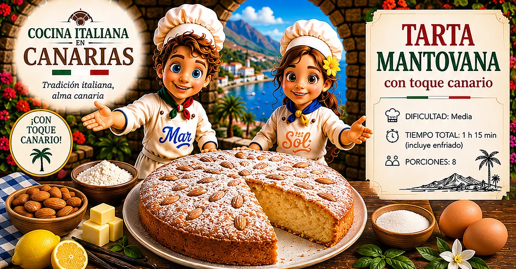 Tarta alla Mantovana con los chefs Sol y Mar